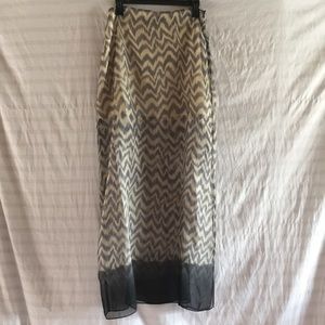 Silk Patterned Skirt